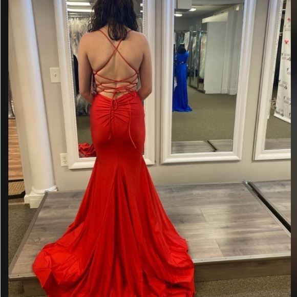 Sherri Hill Dresses Sherri Hill Red Prom Dress Tailored Length To